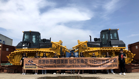 MAXIZM Exports 10 Units SHANTUI Bulldozer To Southeast Asia