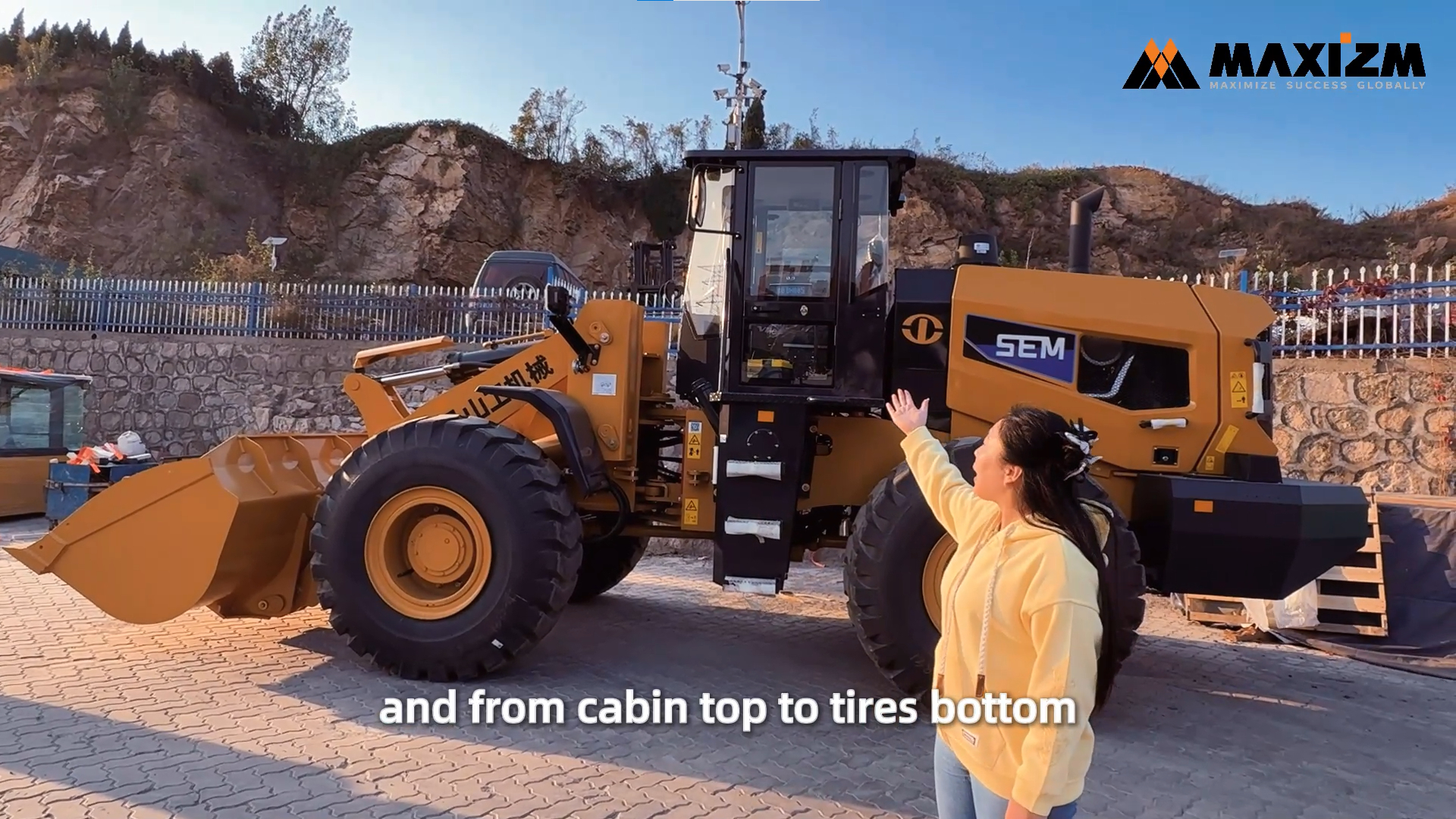 Walk Around The SEM 5 tons Wheel loader 655F