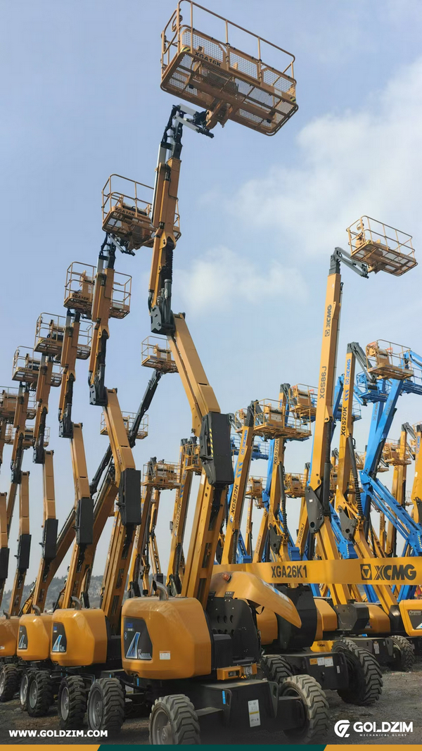 Chile - 1 Unit XCMG XGA16K Mobile Lifting Platform & 2 XCMG XG0807HA-LI Aerial Work Platform