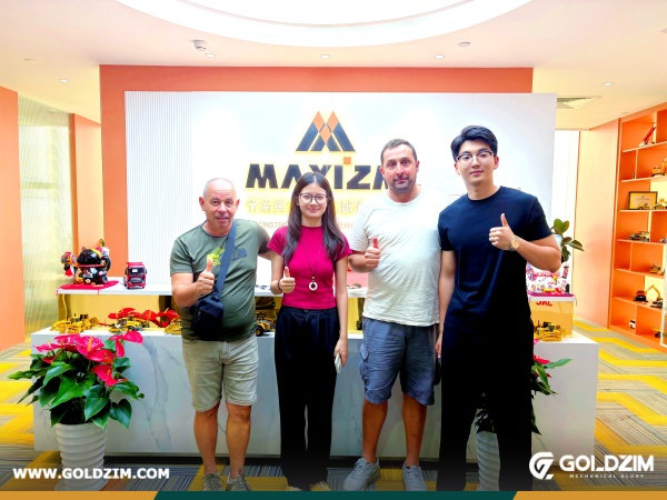 French Clients Visited GOLDZIM Office