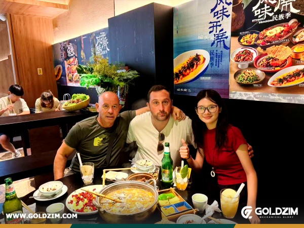 French Clients Visited GOLDZIM Office