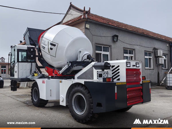 Armenia - 1 Unit LUZUN JBC5500 Self Loading Concrete Mixer Truck